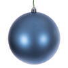 Photograph of 4.75" Denim Blue Matte Ball UV Drilled 4