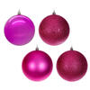 Photograph of 4.75" Hot Pink 4 Finish Ball Asst 4/Box