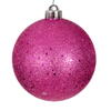 Photograph of 6" Hot Pink Sequin Ball Drilled 4/Bag