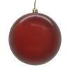 Photograph of 6" Crimson Red Candy Ball UV Drilled 4/B