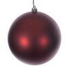 Photograph of 4.75" Crimson Red Matte Ball UV Drilled