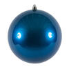 Photograph of 6" Blue Candy Ball UV Drilled 4/Bag