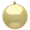 Photograph of 6" Gold Shiny Ball UV Drilled 4/Bag