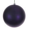 Photograph of 6" Plum Matte Seamless UV Drilled 4/Box