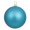 Photograph of 6" Turquoise Matte Ball UV Drilled 4/Bag