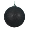 Photograph of 2.4" Black Glitter Ball 24/Bag