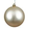 Photograph of 4" Champagne Matte Ball UV Drilled 6/Bag