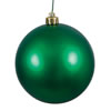 Photograph of 6" Emerald Matte Ball Drilled 4/Bag
