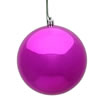 Photograph of 6" Fuchsia Shiny Ball UV 4/Bag