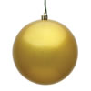 Photograph of 4" Gold Candy Ball UV Drilled 6/Bag