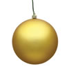 Photograph of 2.4" Gold Matte Ball UV 24/Bag