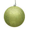 Photograph of 6" Lime Sequin Ball Drilled 4/Bag