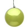 Photograph of 4" Lime Shiny Ball UV 6/Bag