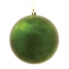 Photograph of 10" Moss Green Shiny Ball UV Drilled Cap