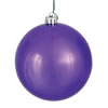 Photograph of 4" Plum Shiny Ball UV Drilled 6/Bag