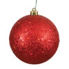 Photograph of 6" Red Sequin Ball Drilled 4/Bag