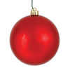 Photograph of 3" Red Shiny Ball UV Drilled 12/Bag