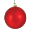 Photograph of 2.75" Red Shiny Ball UV Drilled 12/Bag