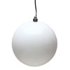 Photograph of 4" White Candy Ball UV Drilled 6/Bag