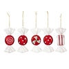 Photograph of 3.5" Red-White Candy Orn 5 Asst 5/Bx