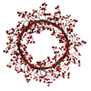 Photograph of 22" Red/Burgundy Mixed Berry Wreath Outd
