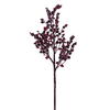 Photograph of 24" Icy Red & Burgundy Berry Spray 3/Bag