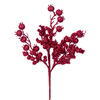 Photograph of 14" Red Glitter Berry Pick UV 3/Bag