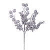 Photograph of 14" Silver Glitter Berry Pick UV 3/Bag