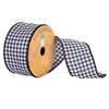 Photograph of 2.5"x10yd Black White Houndstooth Wire