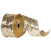 Photograph of 2.5"x10yd Champagne Sparkle Ribbon