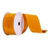 Photograph of 2.5"x10yd Mustard Faux Suede Ribbon