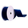 Photograph of 2.5"x10yd Midnight Blue Velvet Ribbon