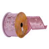 Photograph of 2.5"x10yd Chalk Pink Velvet Ribbon