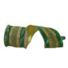 Photograph of 4"x5yd Green Jeweled Ribbon