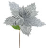 Photograph of 22" Pewter Poinsettia, 15" Flower, 6/Bag