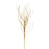 Photograph of 37" Ant. Gold Wavy Twig Glitr Spray 6/Bg