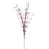 Photograph of 36" Red Berry Glitr Spray 6/Bg