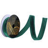 Photograph of 1"x10yd Emerald Velvet Dupion Ribbon