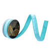 Photograph of 1"x10yd Teal Velvet Dupion Ribbon