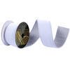 Photograph of 2.5"x10yd Silver Velvet Dupion Ribbon