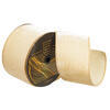 Photograph of 4"x10yd Ivory Velvet Dupion Ribbon