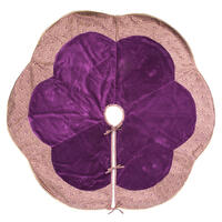 Vickerman Tree Skirt in Purple