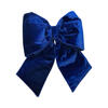 Photograph of 18" x 23" Plush Midnight Blue Velvet Bow