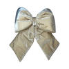 Photograph of 18" x 23" Plush Champagne Velvet Bow