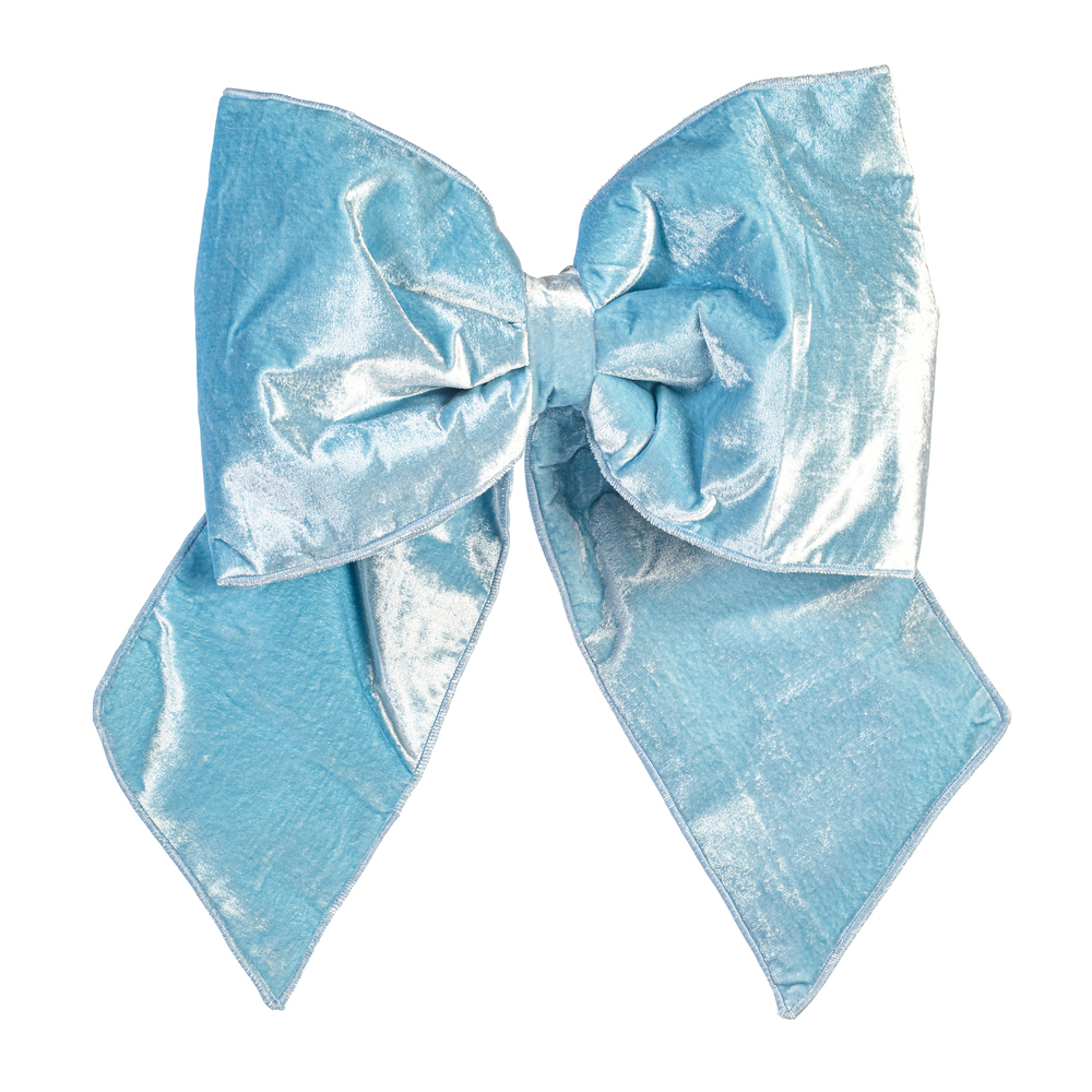 QTX17836 - Plush Champagne Velvet Bow | Vickerman