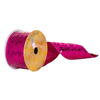 Photograph of 2.5"X10Y Fuchsia Rectangle Sequin Ribbon