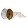 Photograph of 2.5"X10Y Ivory Abstract Grain Ribbon
