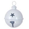 Photograph of 14" White Iron Bell Ornament