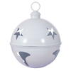 Photograph of 24" White Iron Bell Ornament