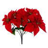 Photograph of 16" Red Poinsettia Bush 8.5-11" Flwr